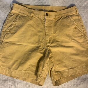 Patagonia Men's Khaki Flat Front Shorts